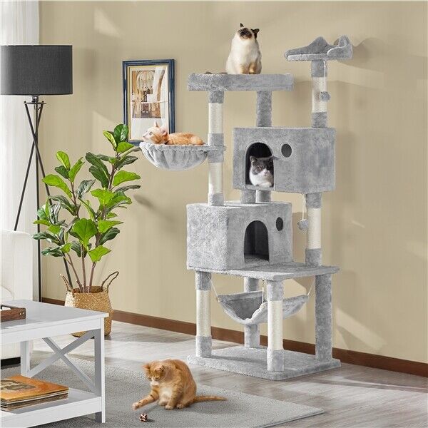 Multi-level Cat Tree with Condos and Perch