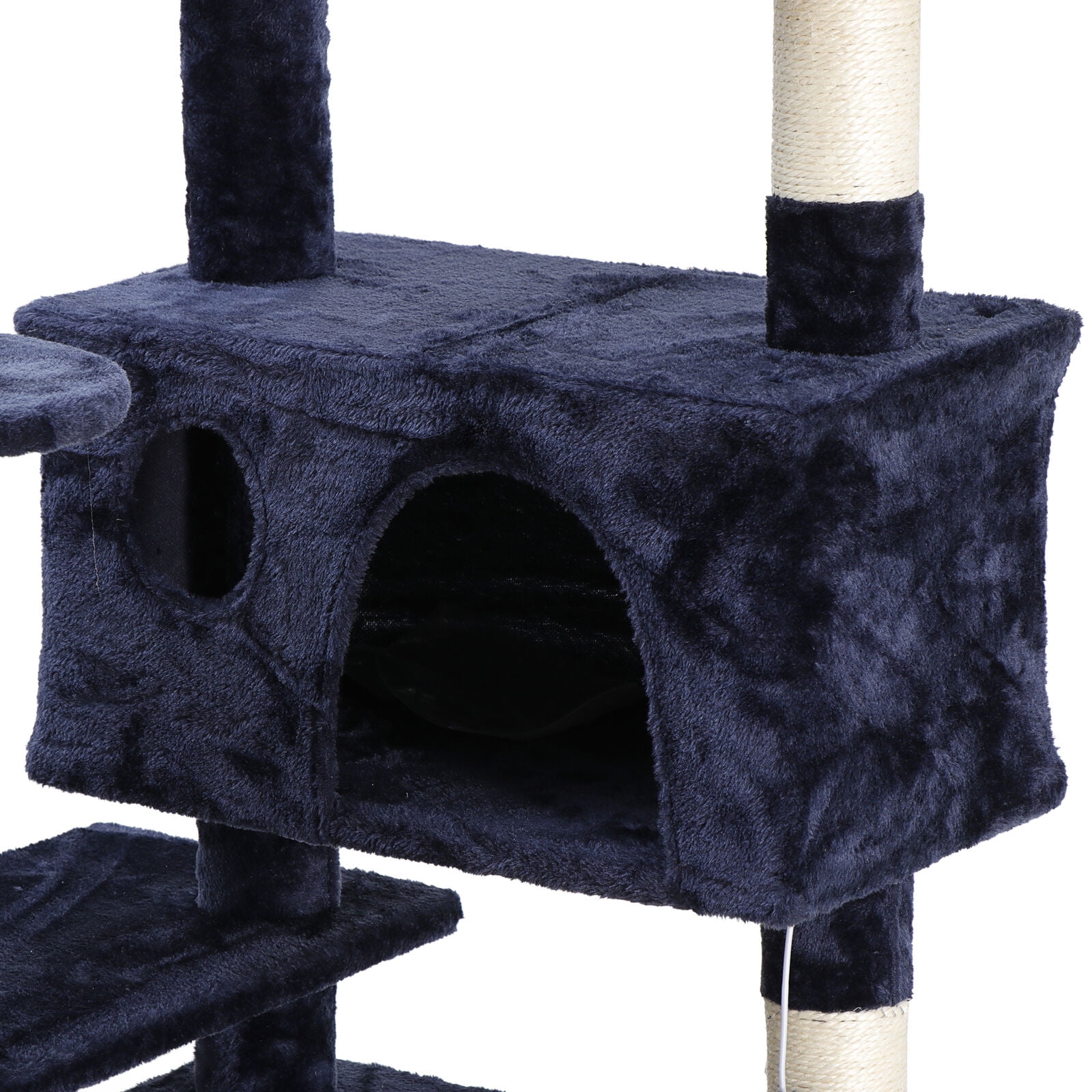 Blue Cat Tree Condo with Cave & Ladders