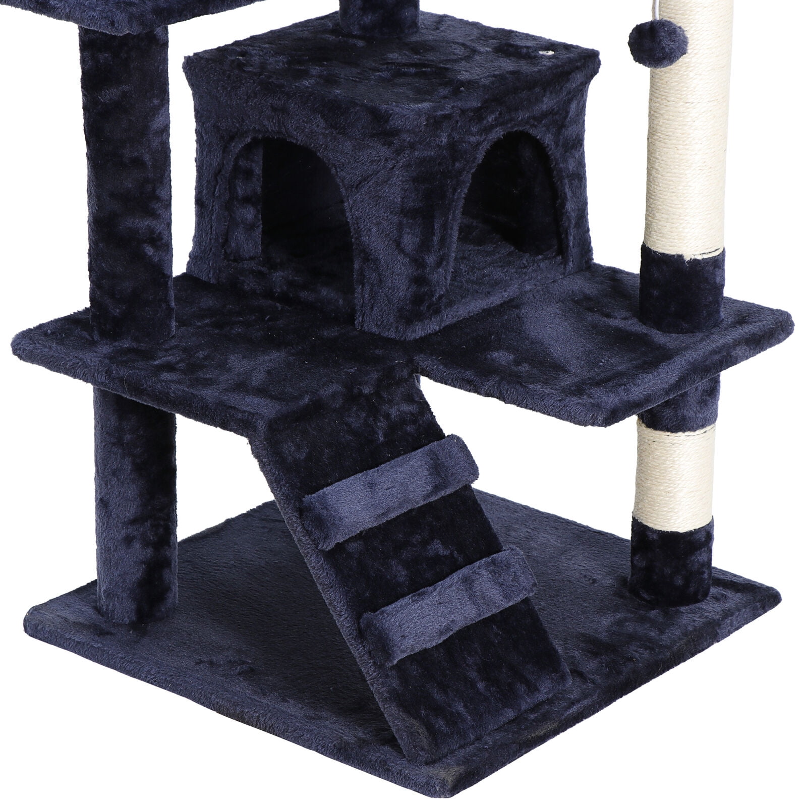 Blue Cat Tree Condo with Cave & Ladders