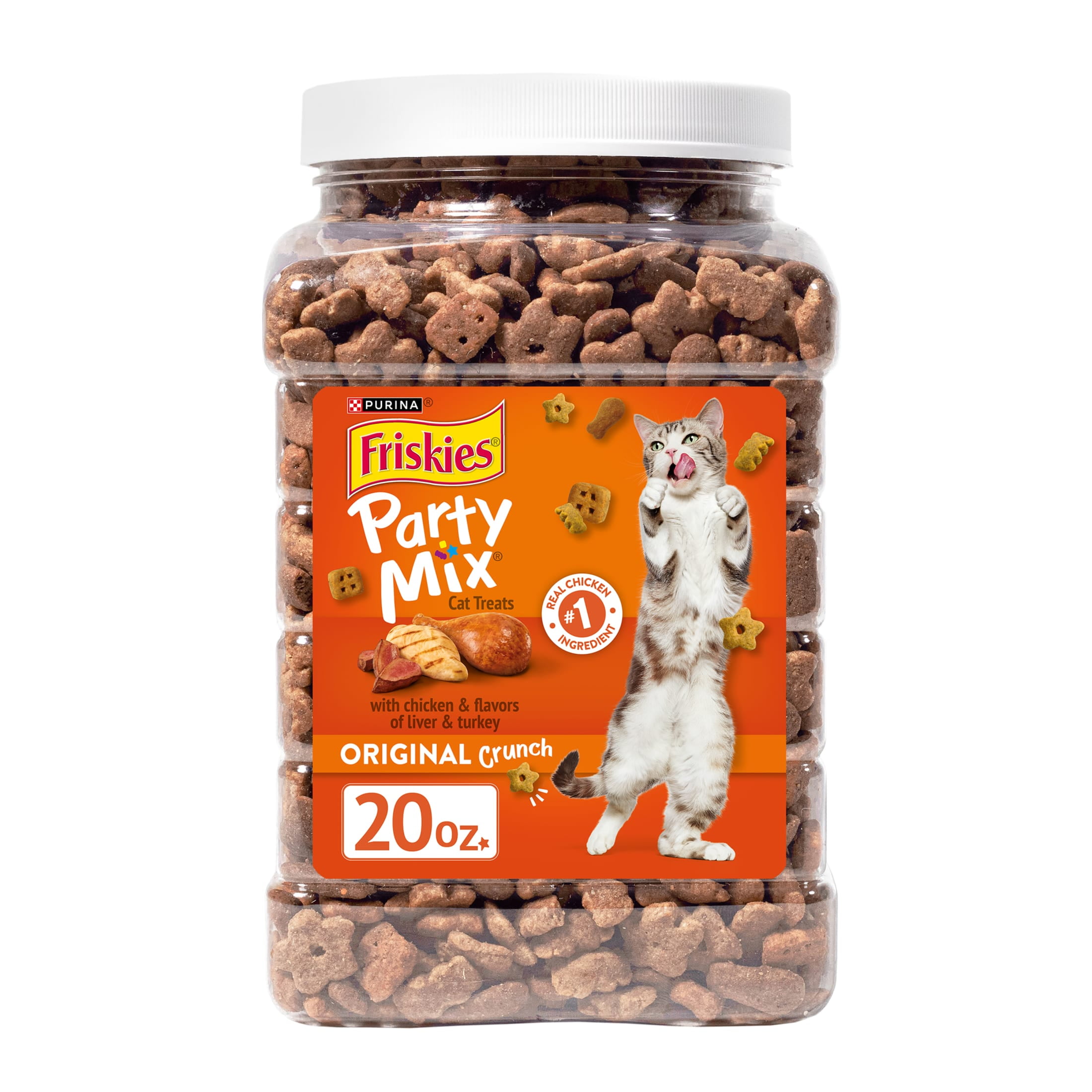 Friskies Party Mix Cat Treats - 20 oz