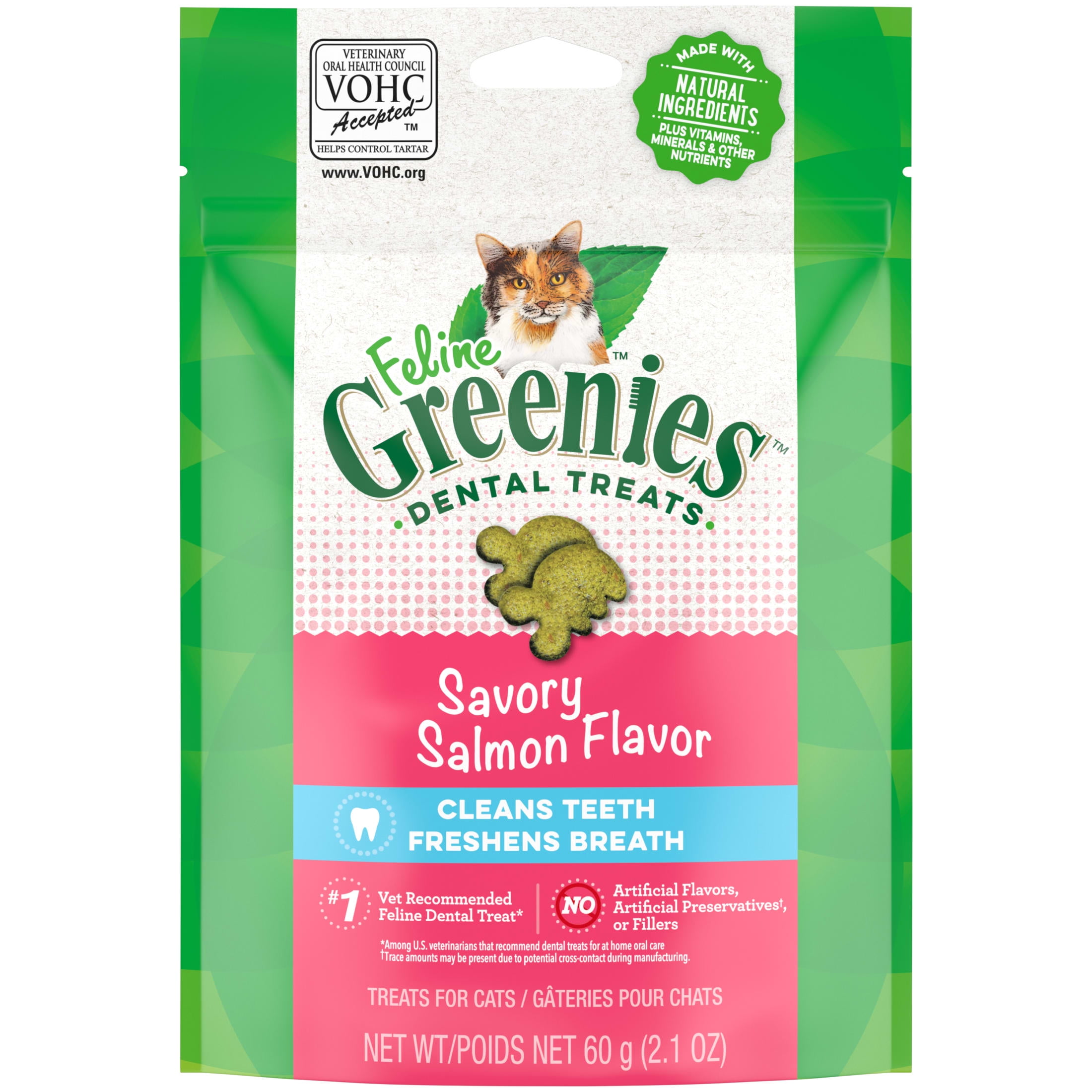 Salmon Flavor Cat Dental Treat by Greenies