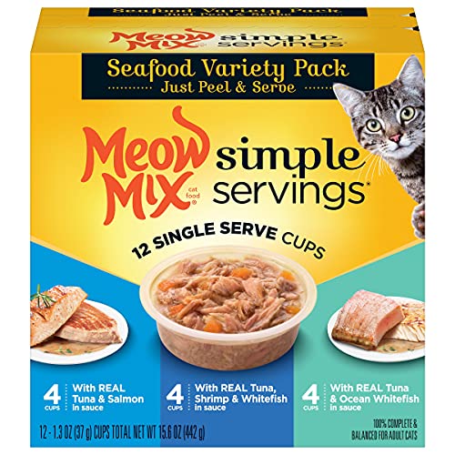 Seafood Variety Meow Mix Wet Cat Food Cups
