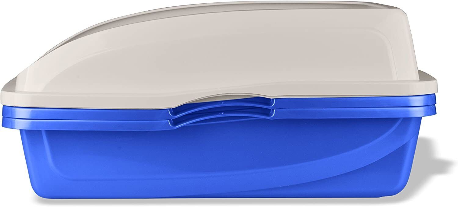 Extra Large self-cleaning hooded cat litter box