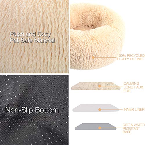 Cozy Plush Cat Bed for Indoor Cats