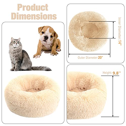 Cozy Plush Cat Bed for Indoor Cats