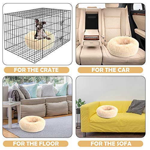 Cozy Plush Cat Bed for Indoor Cats