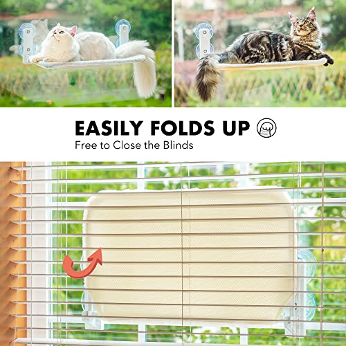 Foldable Cat Window Perch with Suction Cups