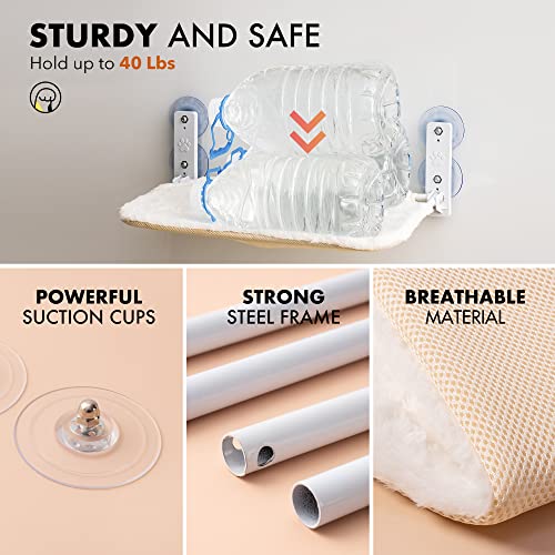 Foldable Cat Window Perch with Suction Cups