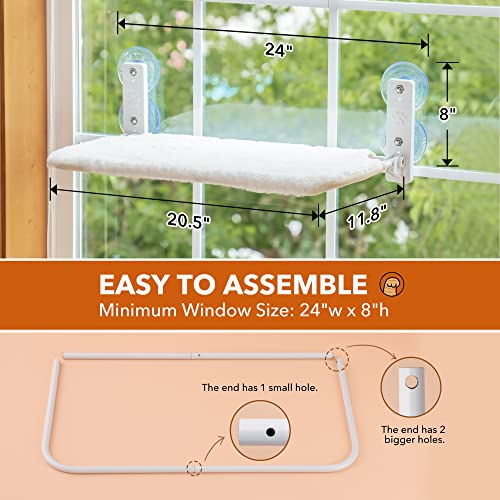 Foldable Cat Window Perch with Suction Cups