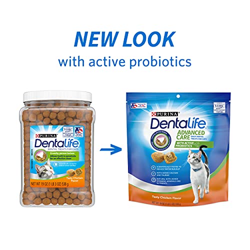 USA-made Cat Dental Treats - Tasty Chicken Flavor