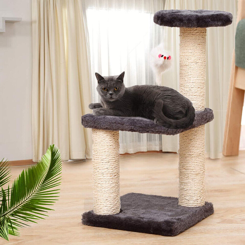 Small Cat Tree Scratching Tower Rest Toy