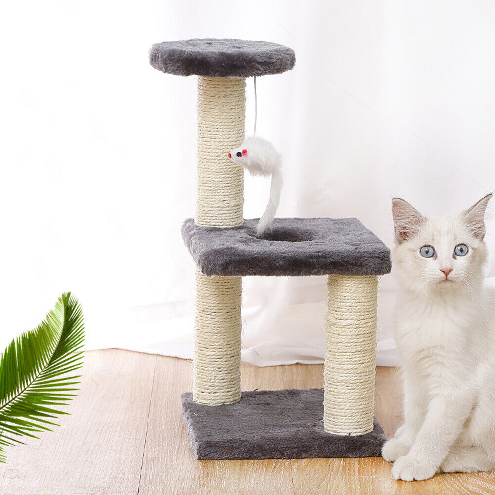 Small Cat Tree Scratching Tower Rest Toy