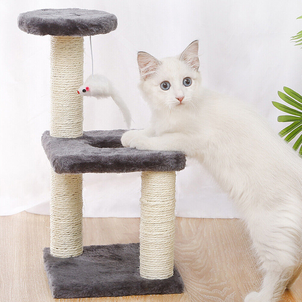 Small Cat Tree Scratching Tower Rest Toy
