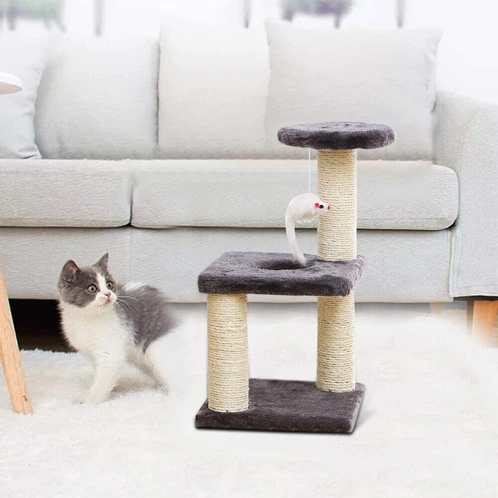 Small Cat Tree Scratching Tower Rest Toy