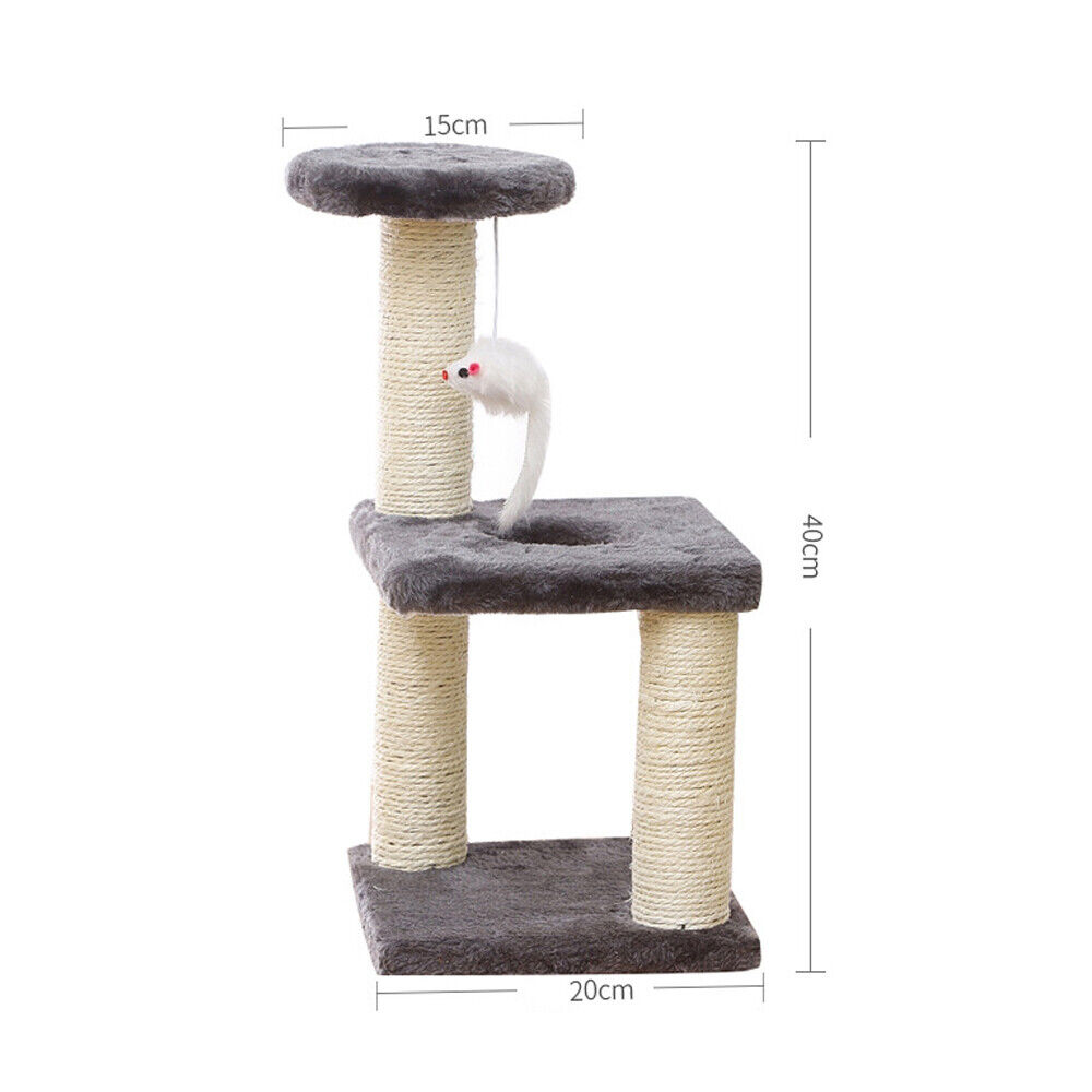 Small Cat Tree Scratching Tower Rest Toy