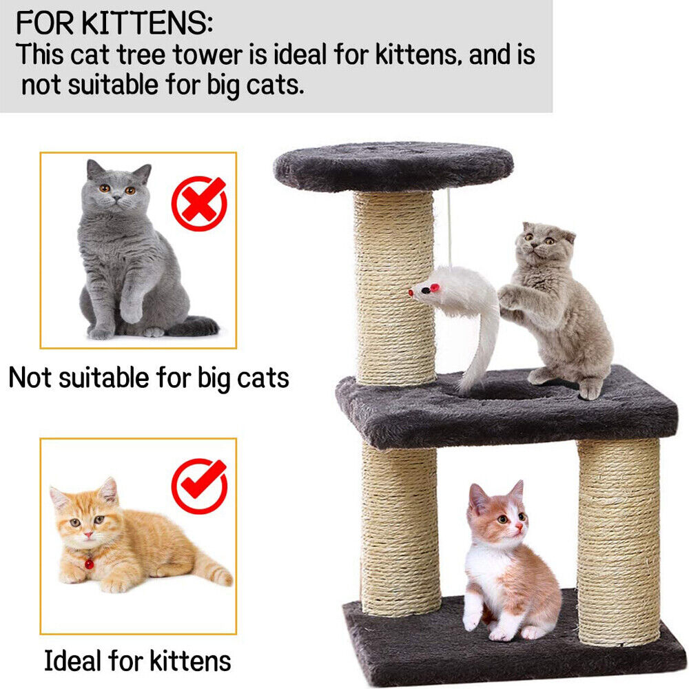 Small Cat Tree Scratching Tower Rest Toy