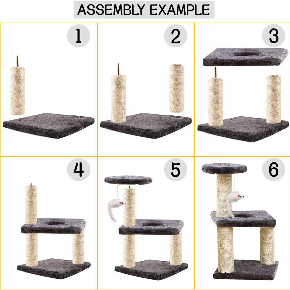 Small Cat Tree Scratching Tower Rest Toy