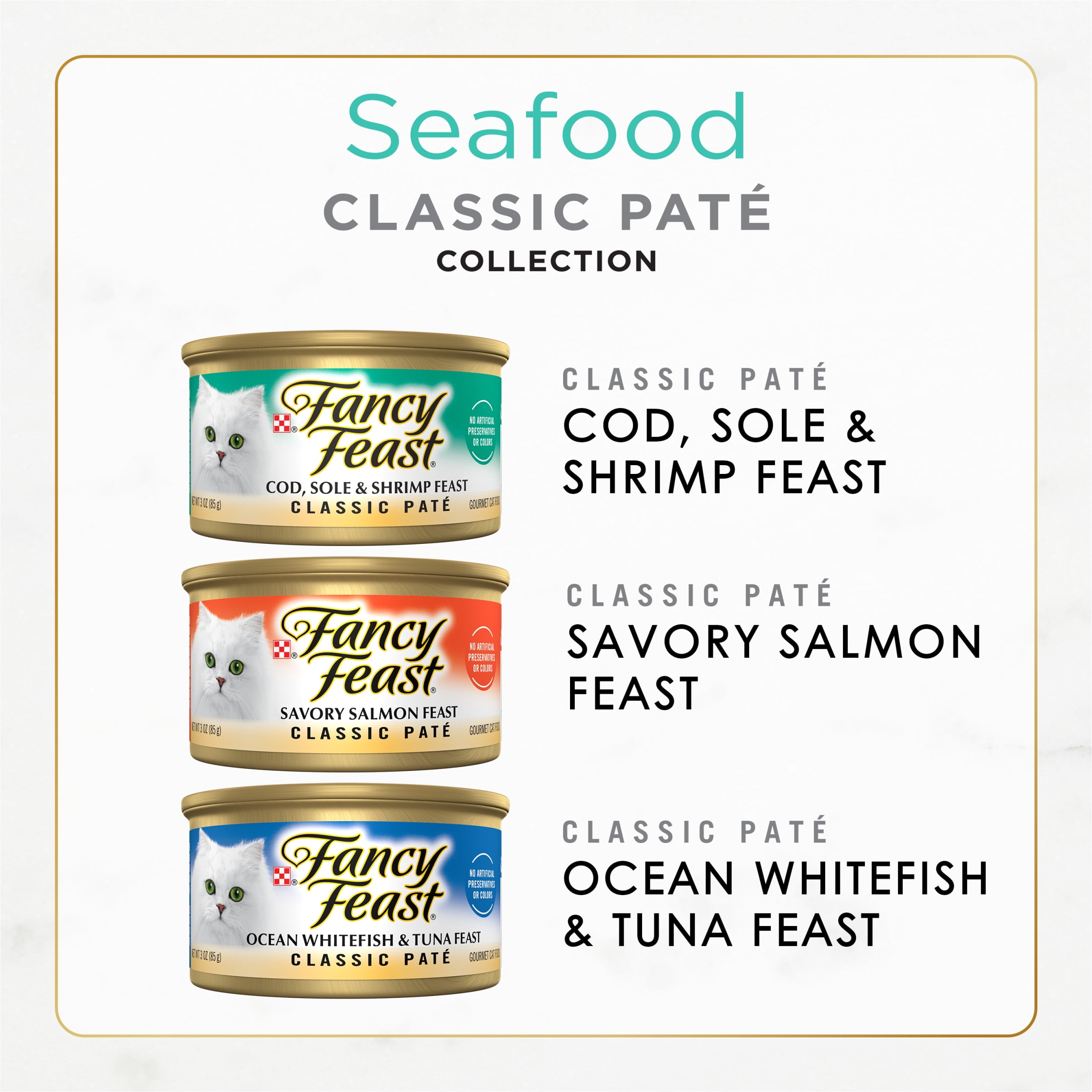 Fancy Feast Pate Variety Pack - 30 Cans