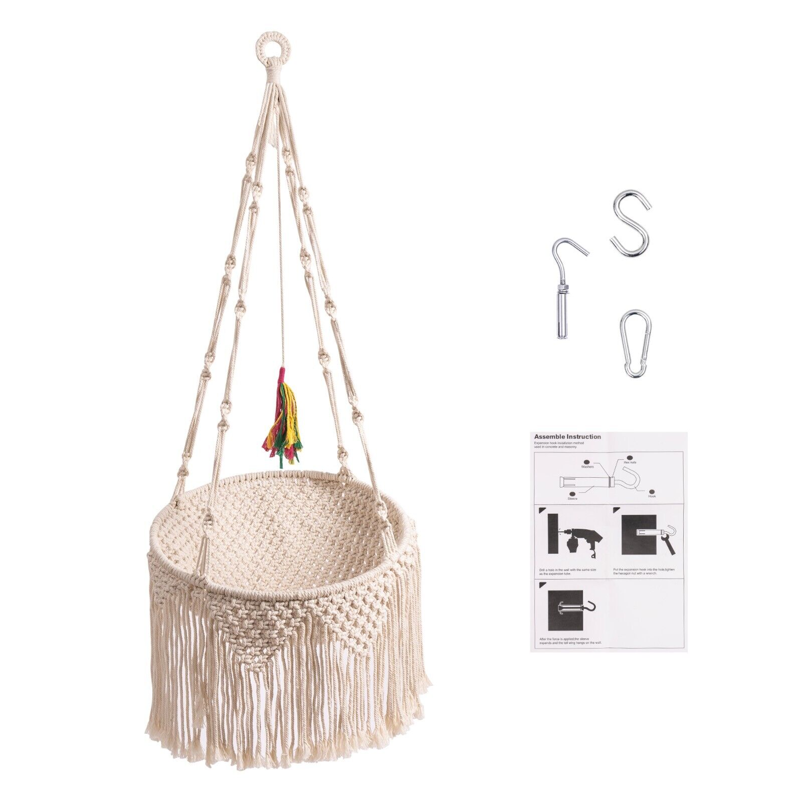 Boho Cat Window Hammock Swing Bed