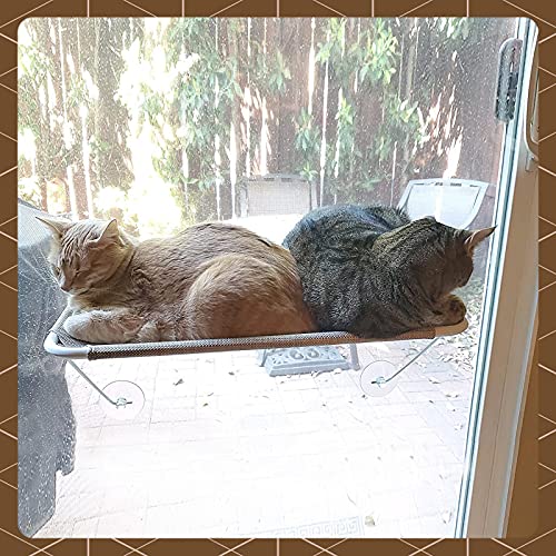 360° Sunbath Cat Window Hammock (M, Gold)
