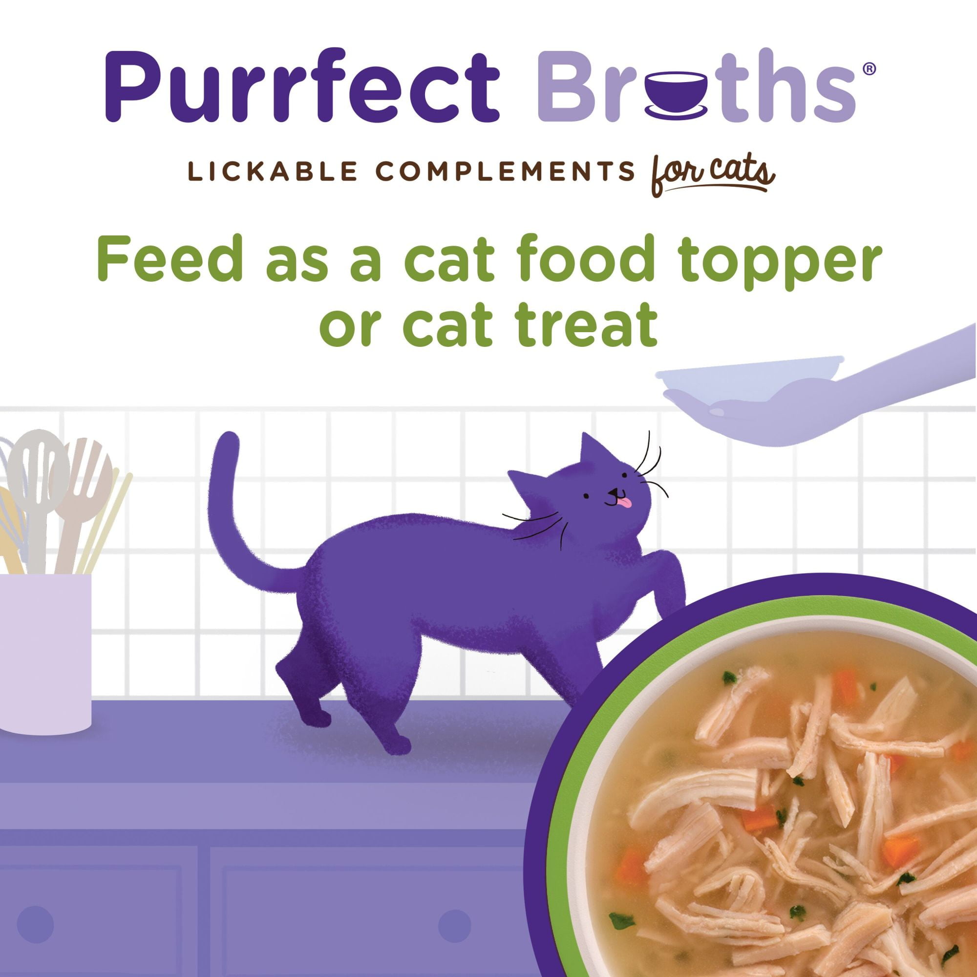 Chicken Broth Cat Treats by Rachael Ray