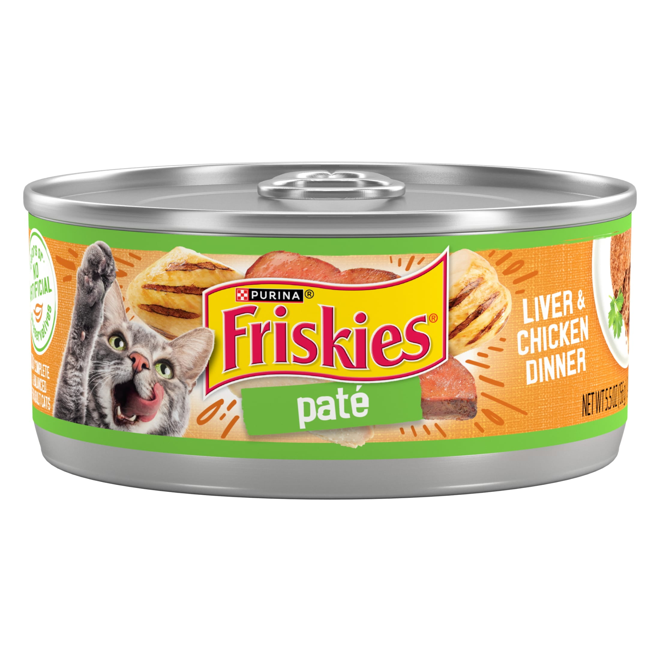 Friskies Pate Cat Food - Liver & Chicken