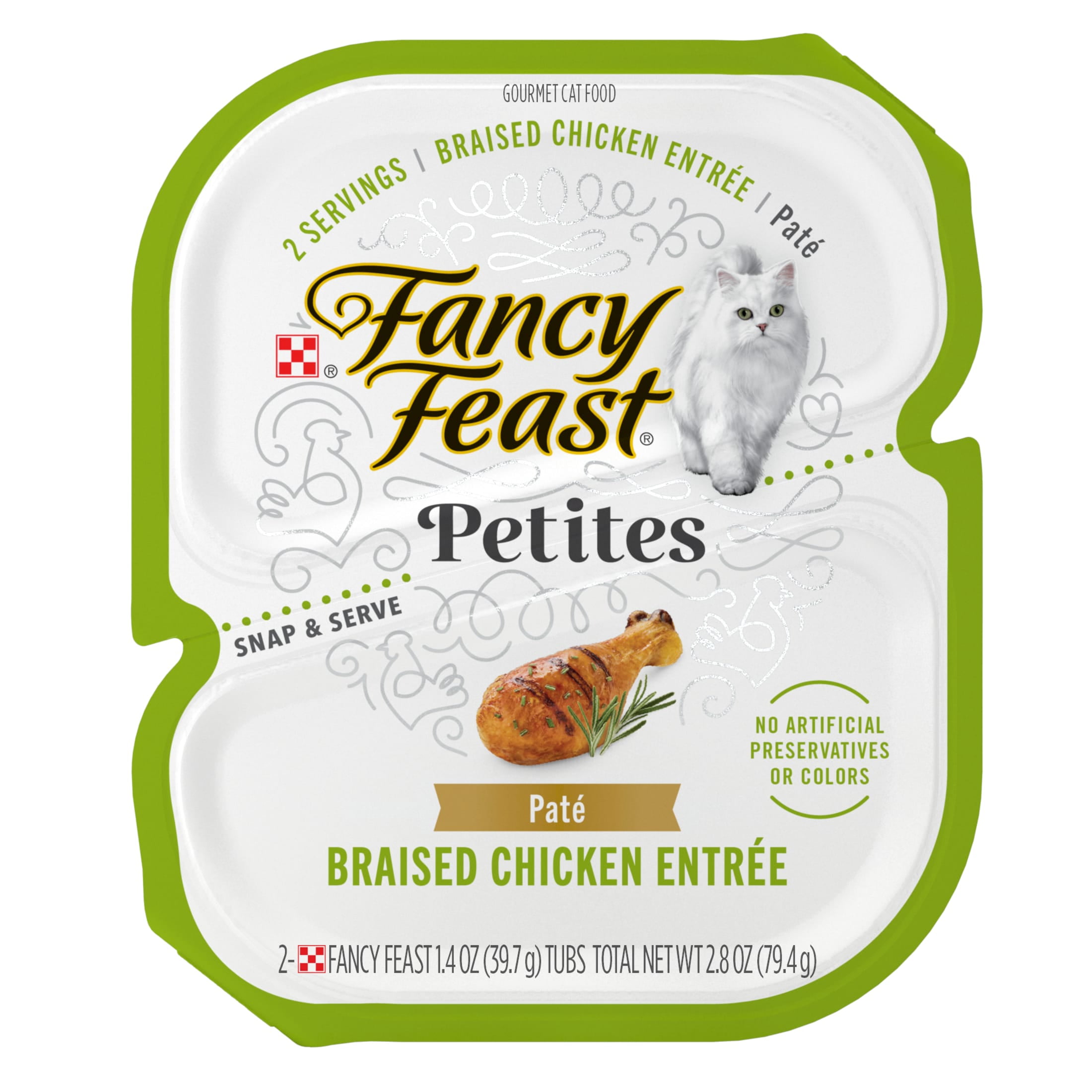 Fancy Feast Chicken Pate for Cats, 2.8 oz