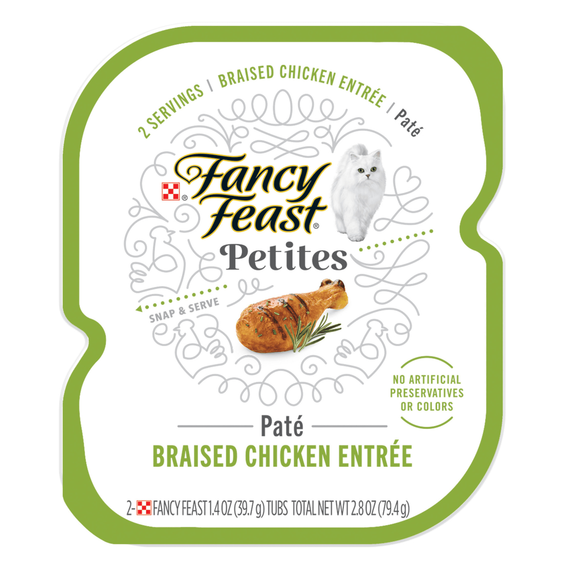 Fancy Feast Chicken Pate for Cats, 2.8 oz