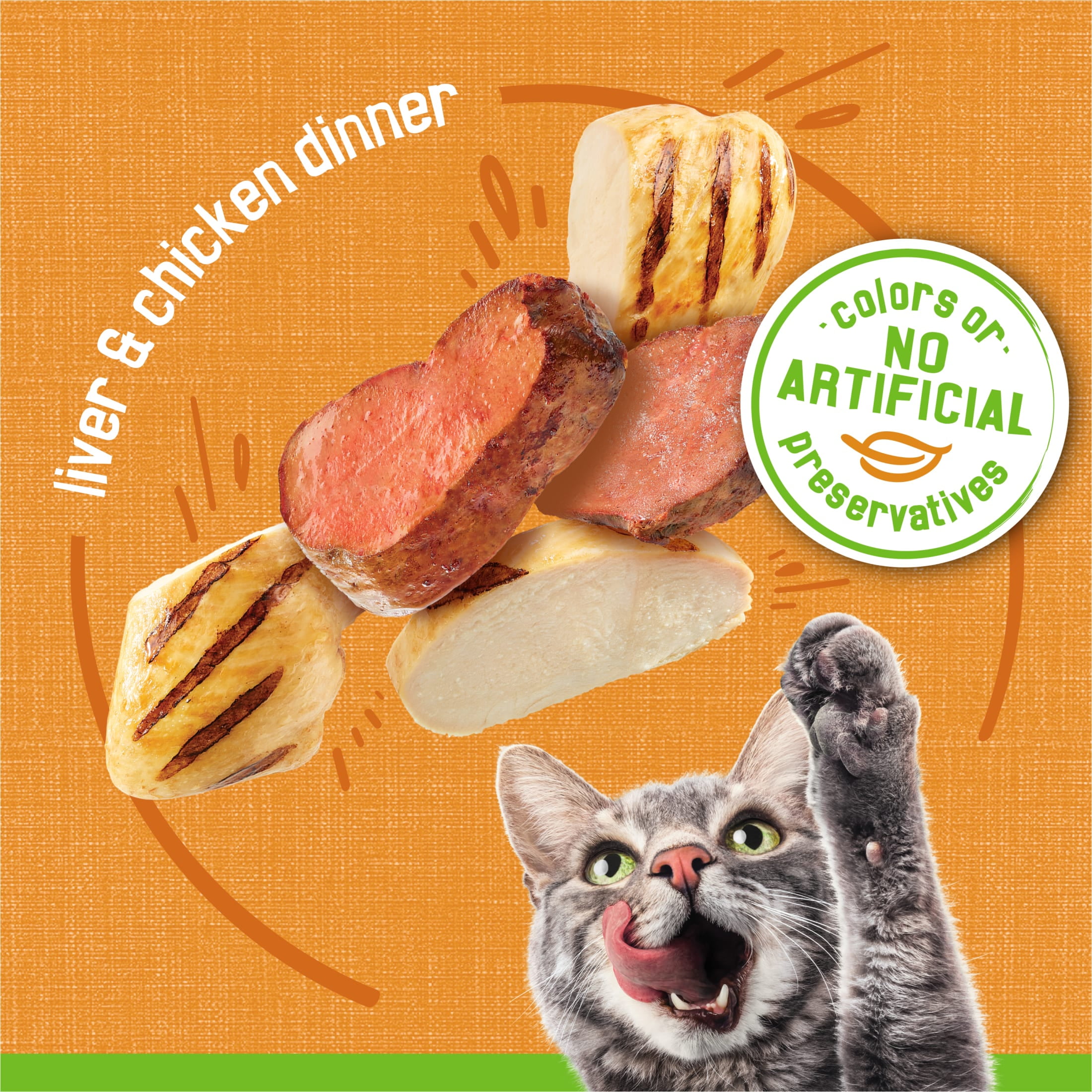Friskies Pate Cat Food - Liver & Chicken