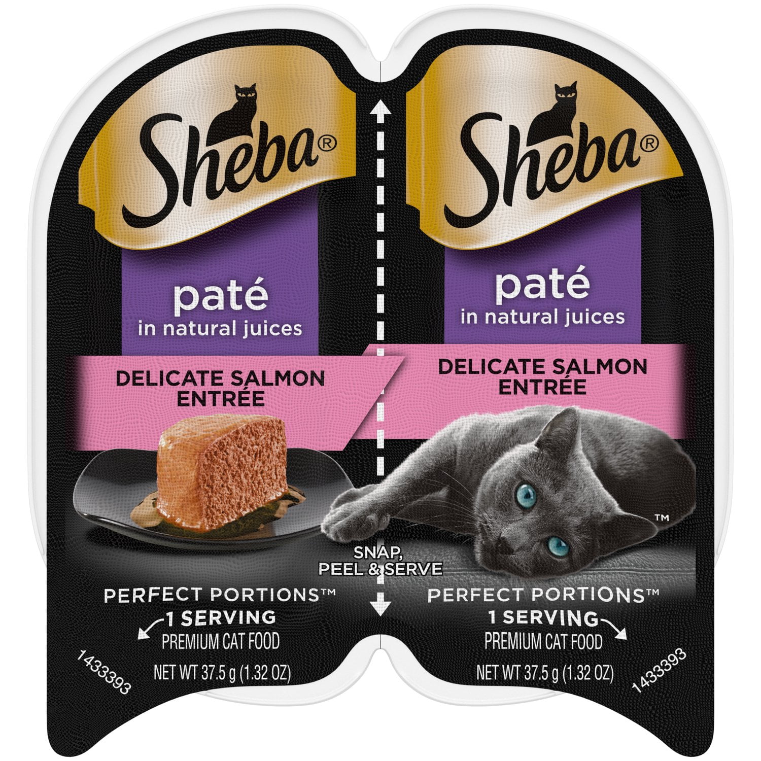 SHEBA Delicate Salmon Pate Twin Pack