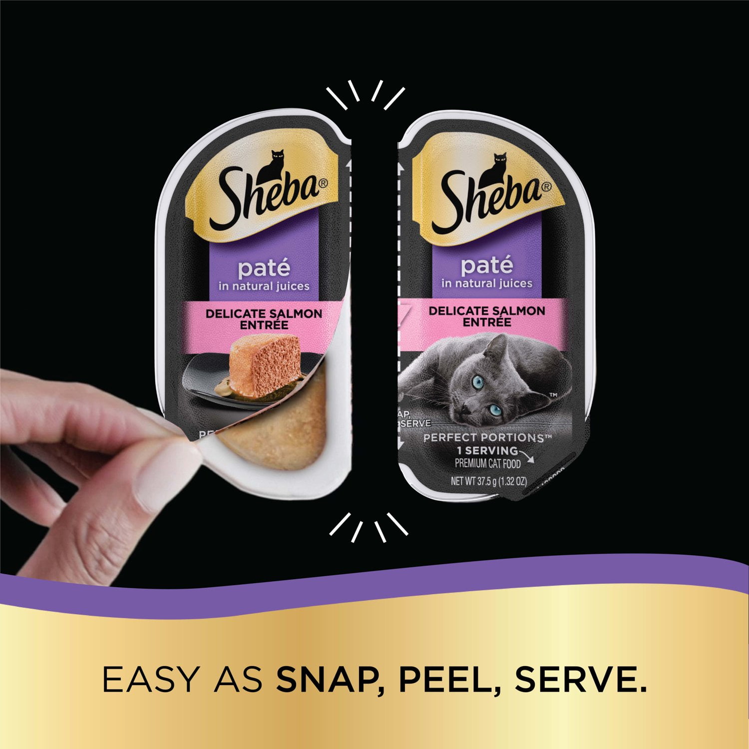 SHEBA Delicate Salmon Pate Twin Pack