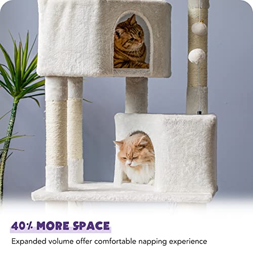 Multi-Level Cat Tower with Condos and Toys