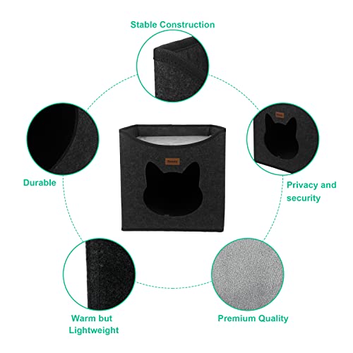 Cat Cave Bed with Interesting Opening Shape