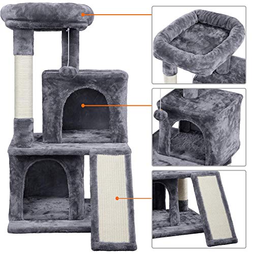 36in Cat Tree Tower with Extra-Large Perch