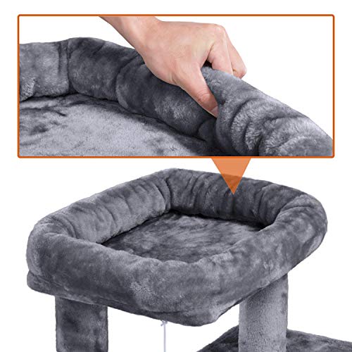 36in Cat Tree Tower with Extra-Large Perch