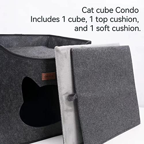 Cat Cave Bed with Interesting Opening Shape