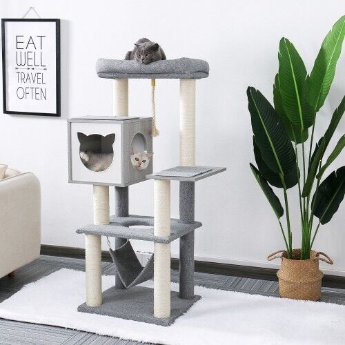 Large Sturdy Cat Tree Tower with Condo