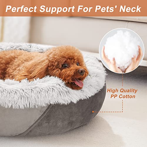 Calming Donut Bed for Cats & Dogs