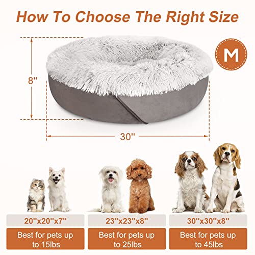 Calming Donut Bed for Cats & Dogs