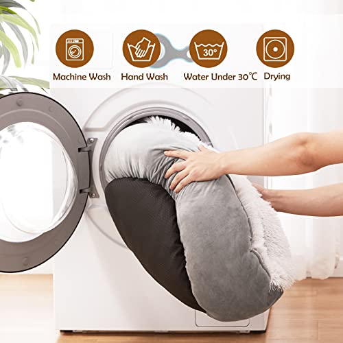 Calming Donut Bed for Cats & Dogs