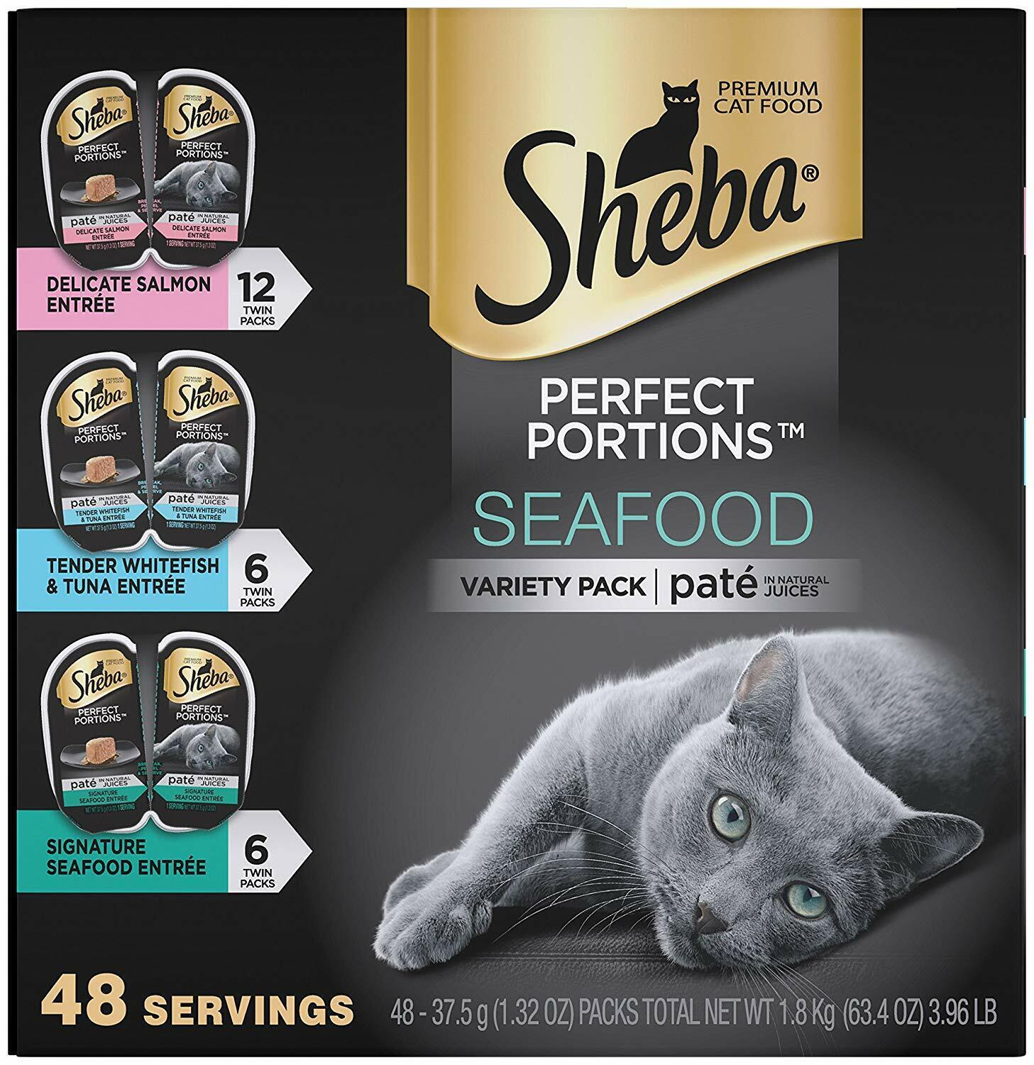 Sheba Perfect Portions Variety Pack - 48 Servings