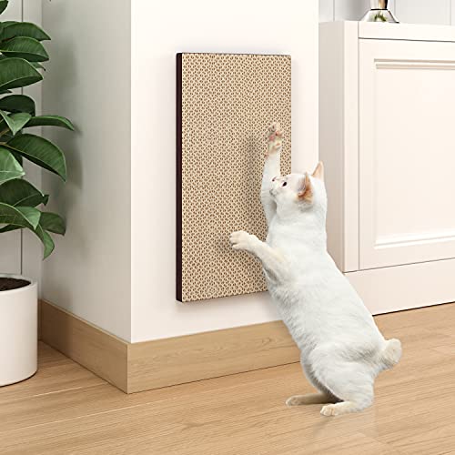 Premium Wall-Mounted Cat Scratcher with Catnip