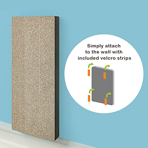 Premium Wall-Mounted Cat Scratcher with Catnip