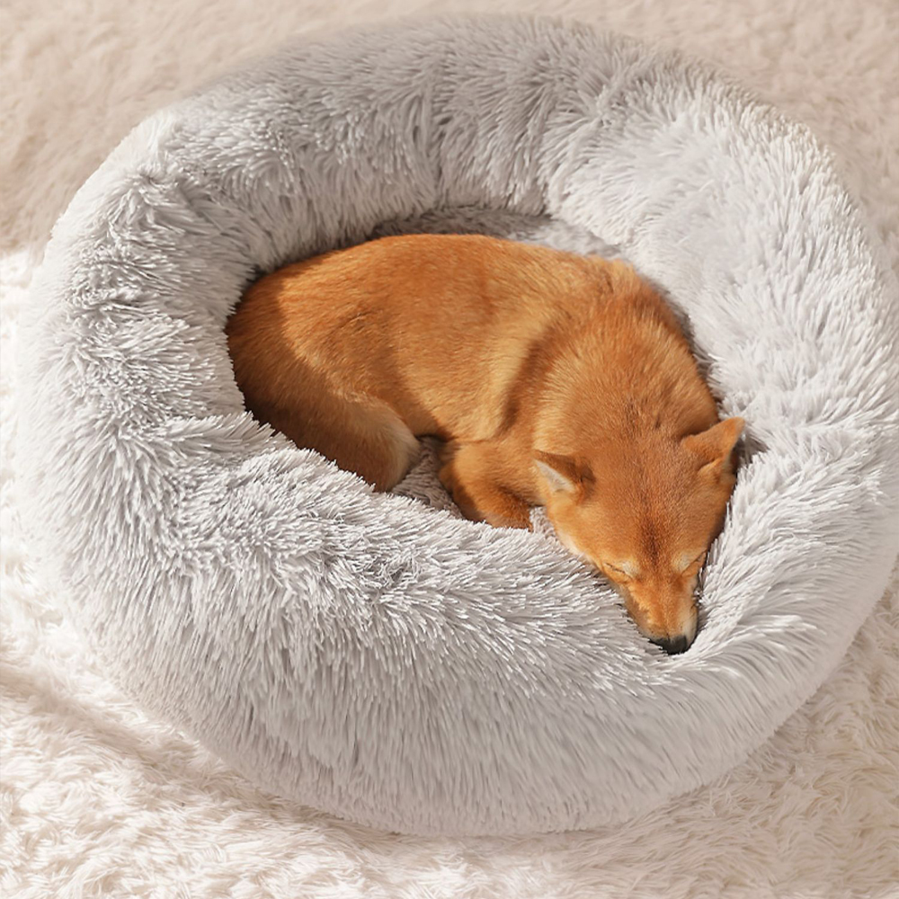 Cozy Cat Donut Bed with Non-Slip Bottom