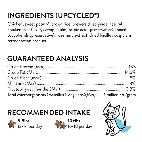 Catnip Calming Treats with Digestive Support & Chicken, 3-Pk