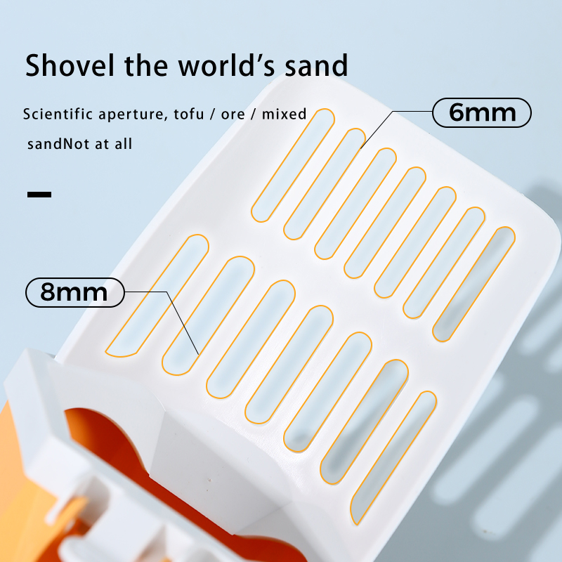 Detachable Cat Litter Scoop with Bag Holder