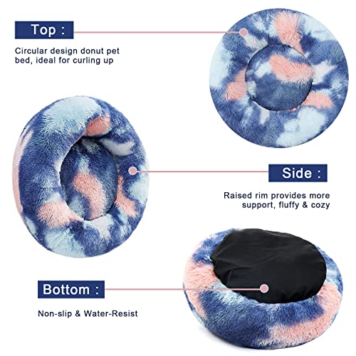 Cozy Anti-Anxiety Cat Bed in Vivid Colors