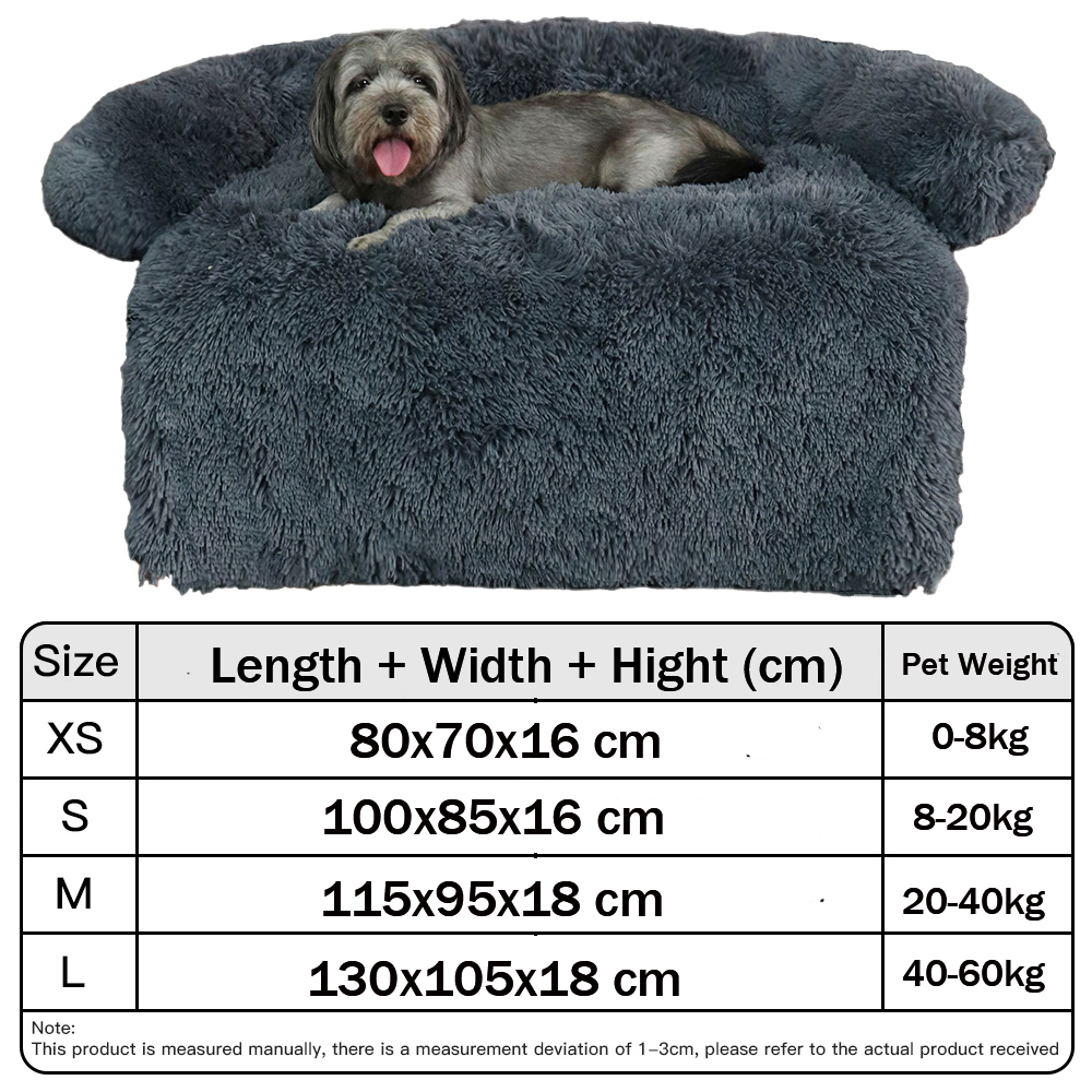 Plush Cat Bed for Large Dogs