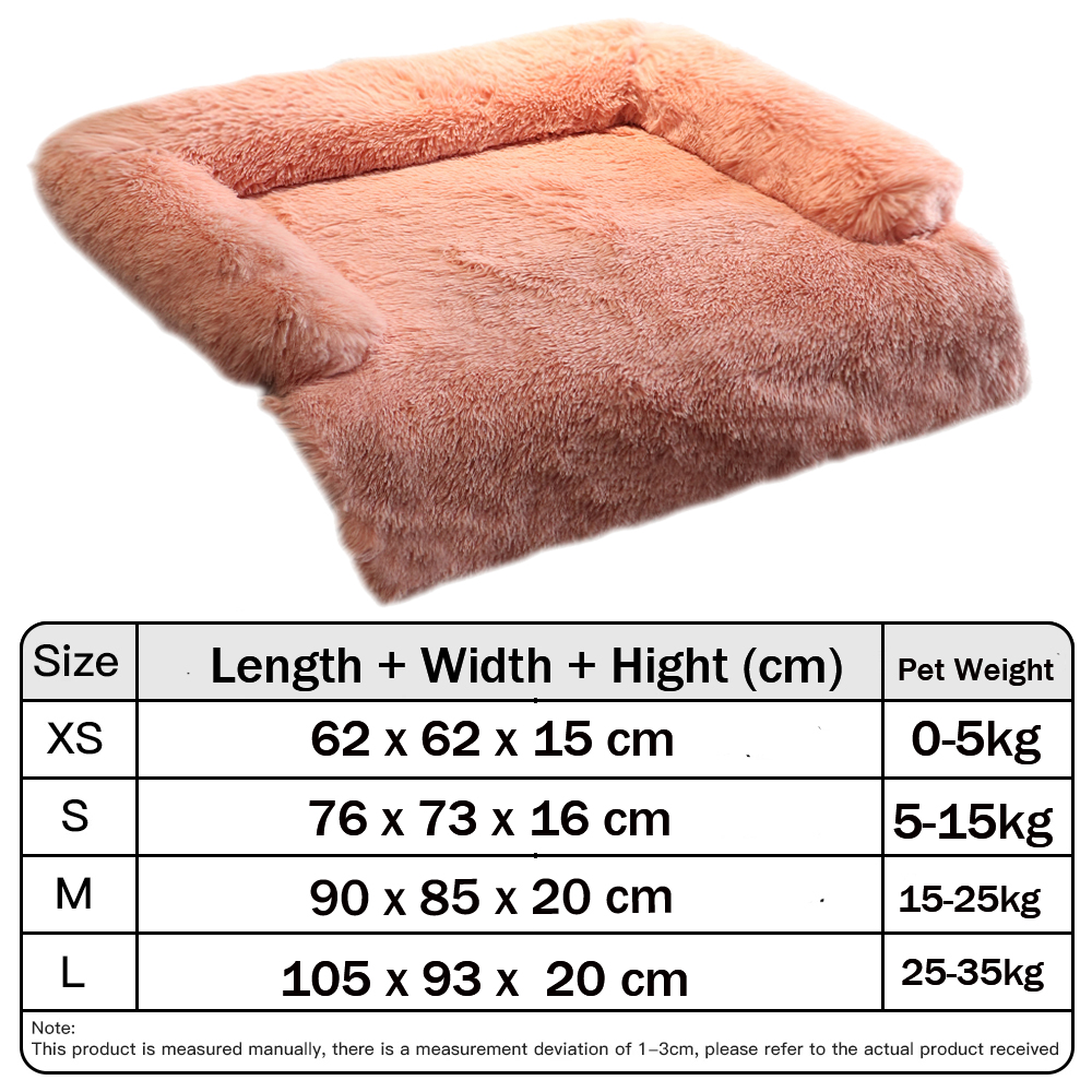 Plush Cat Bed for Large Dogs