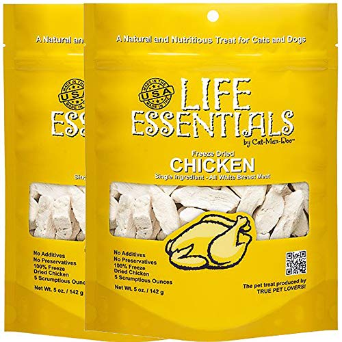 Freeze Dried Chicken Treats for Cats - 2 Pack